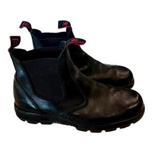 RedBack UBBK Bobcat Work Boots US 12 Australian 11 Black leather Boots EUC